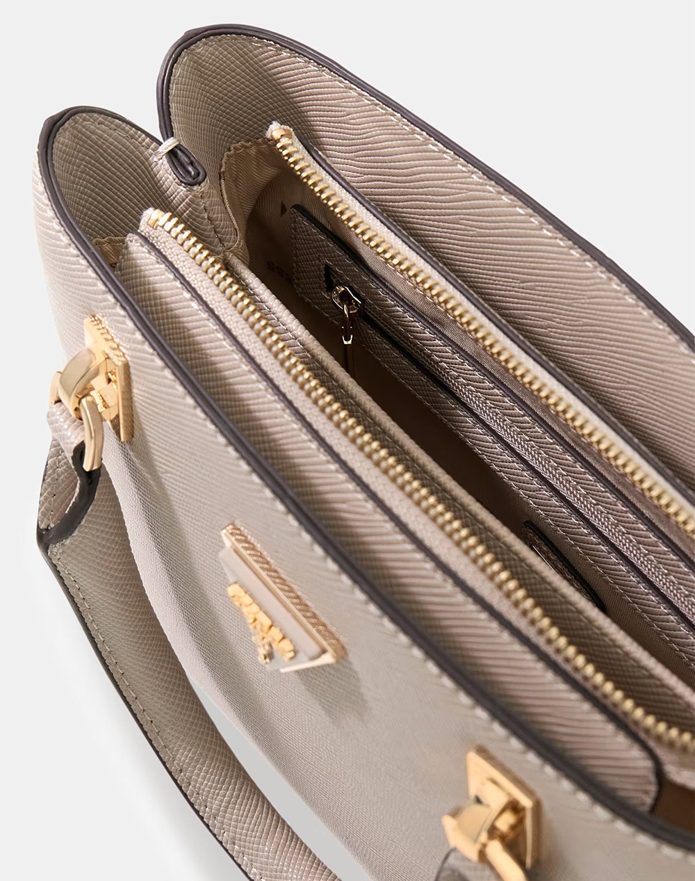 Guess Noelle Ii Sml Multi Comp Stchl Τσάντα Γυναικείο Hwzg9672050-Tau Cream Γυναικεία αξεσουάρ τσάντες Politikos Shop Πολιτικός