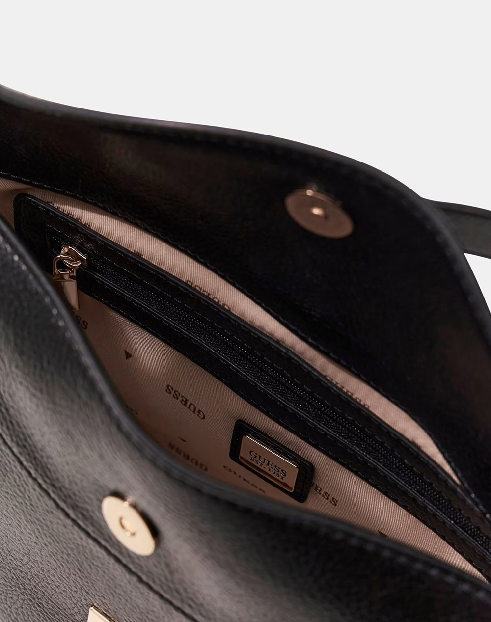 Guess Brooke Shoulder Bag Τσάντα Γυναικείο Hwbg9897180-Bla Black Γυναικεία αξεσουάρ τσάντες Politikos Shop Πολιτικός