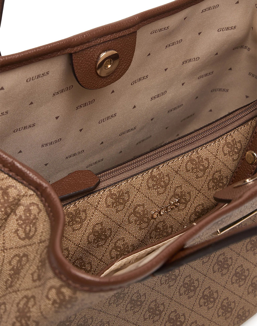 Guess Victtoria 2 In 1 Tote Τσάντα Γυναικείο Hwesg951428-Lgw Brown Γυναικεία αξεσουάρ τσάντες Politikos Shop Πολιτικός