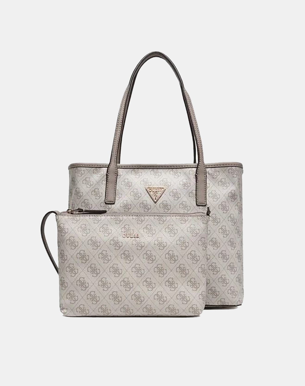 GUESS VICTTORIA 2 IN 1 TOTE ΤΣΑΝΤΑ ΓΥΝΑΙΚΕΙΟ HWESG951428-DKO Ecru