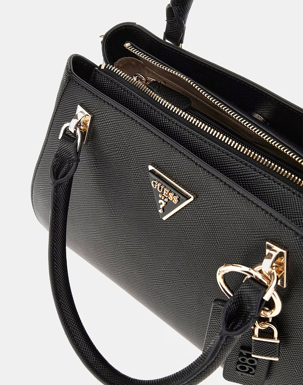 Guess Noelle Ii Luxury Satchel Τσάντα Γυναικείο Hwzg9672070-Bla Black Γυναικεία αξεσουάρ τσάντες Politikos Shop Πολιτικός