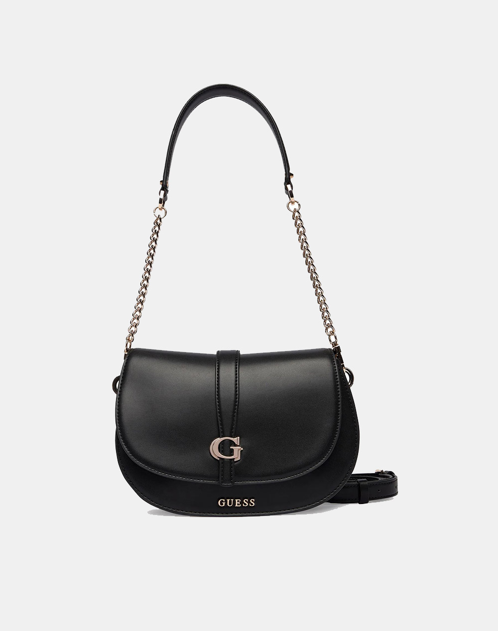 GUESS CARRIE FLAP SHOULDER BAG ΤΣΑΝΤΑ ΓΥΝΑΙΚΕΙΟ HWVG9896200-BLA Black