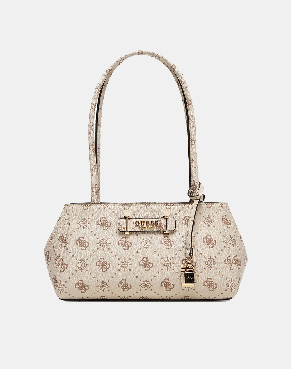 GUESS CARRIE LOGO GRLFND SHLDR STCHL ΤΣΑΝΤΑ ΓΥΝΑΙΚΕΙΟ HWGP9898080-VNO Cream