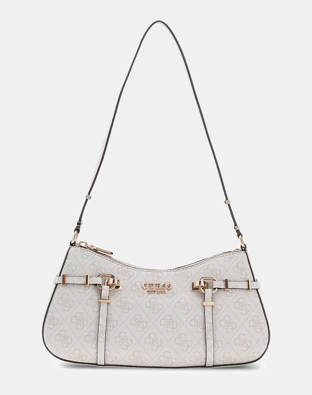 GUESS LEONA LOGO SHOULDER BAG ΤΣΑΝΤΑ ΓΥΝΑΙΚΕΙΟ HWSG9917180-BNN Cream