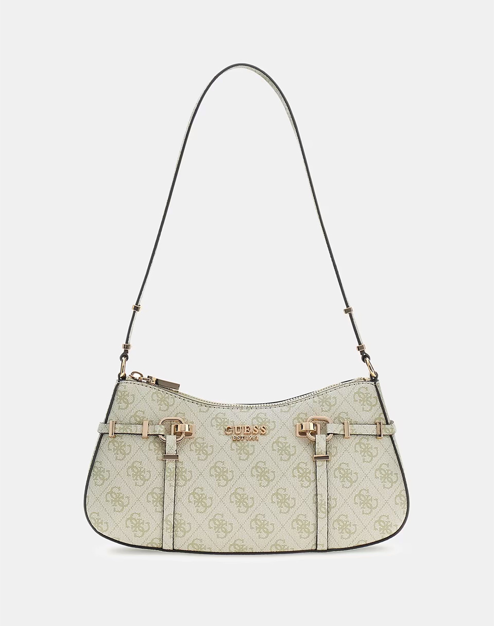 GUESS LEONA LOGO SHOULDER BAG ΤΣΑΝΤΑ ΓΥΝΑΙΚΕΙΟ HWSG9917180-SGO LightGreen