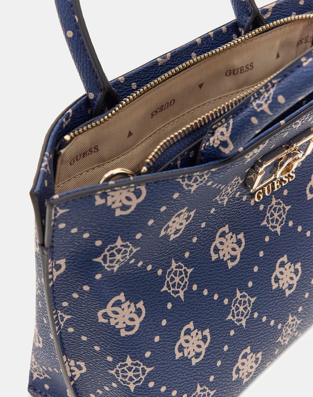 Guess Emelie Logo Mini Tote Τσάντα Γυναικείο Hwgp9928750-Nlo Navyblue Γυναικεία αξεσουάρ τσάντες Politikos Shop Πολιτικός
