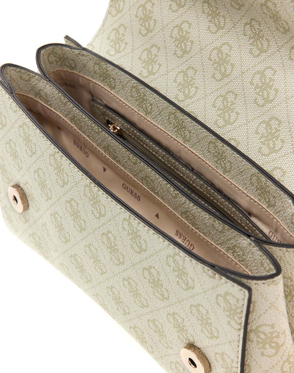 Guess Leona Logo Convrtbl Xbody Flap Τσάντα Γυναικείο Hwsg9917210-Sgo Lightgreen Γυναικεία αξεσουάρ τσάντες Politikos Shop Πολιτικός