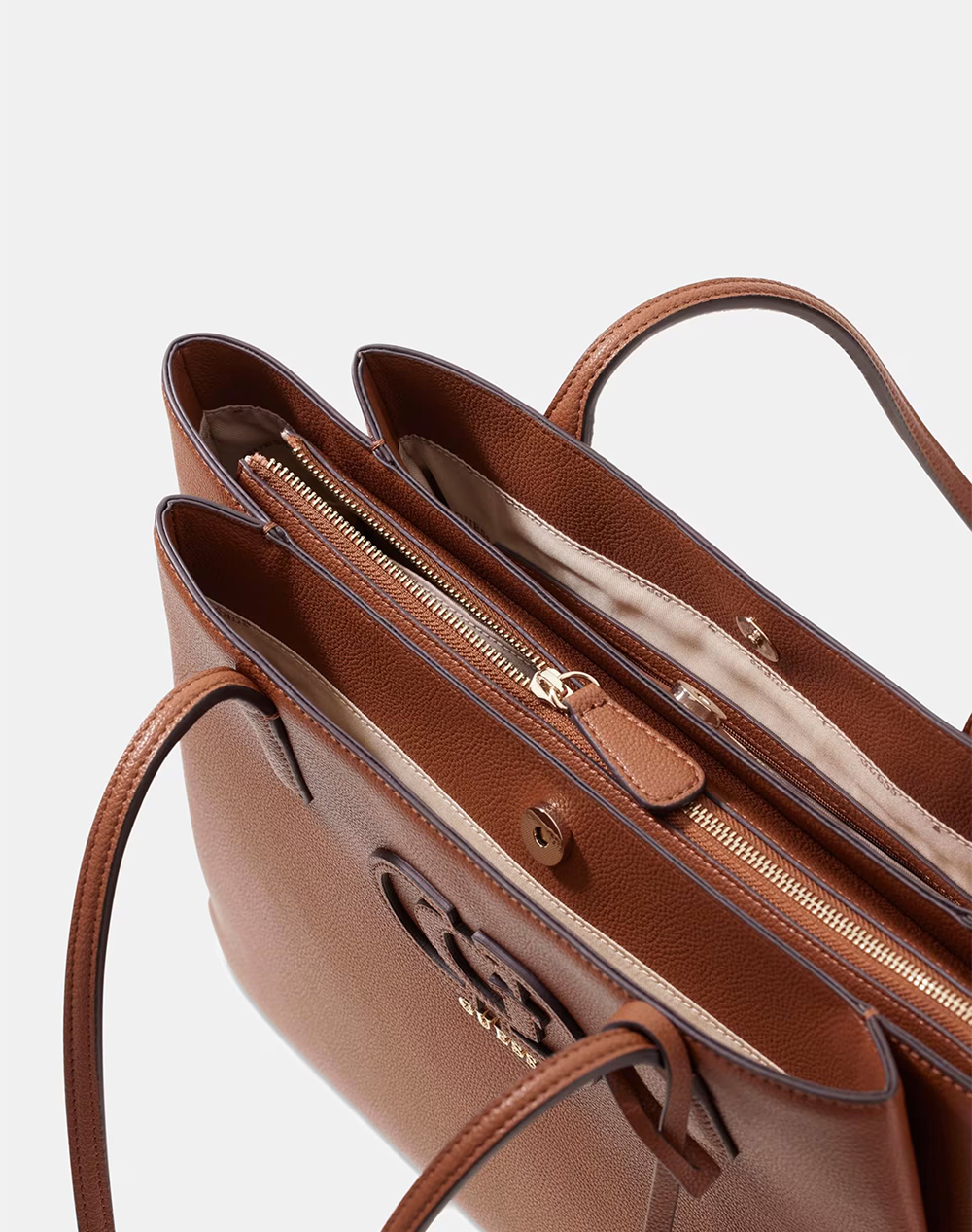 Guess Isola Multi Comp Tote Τσάντα Γυναικείο Hwbg9905230-Cog Chocolate Γυναικεία αξεσουάρ τσάντες Politikos Shop Πολιτικός