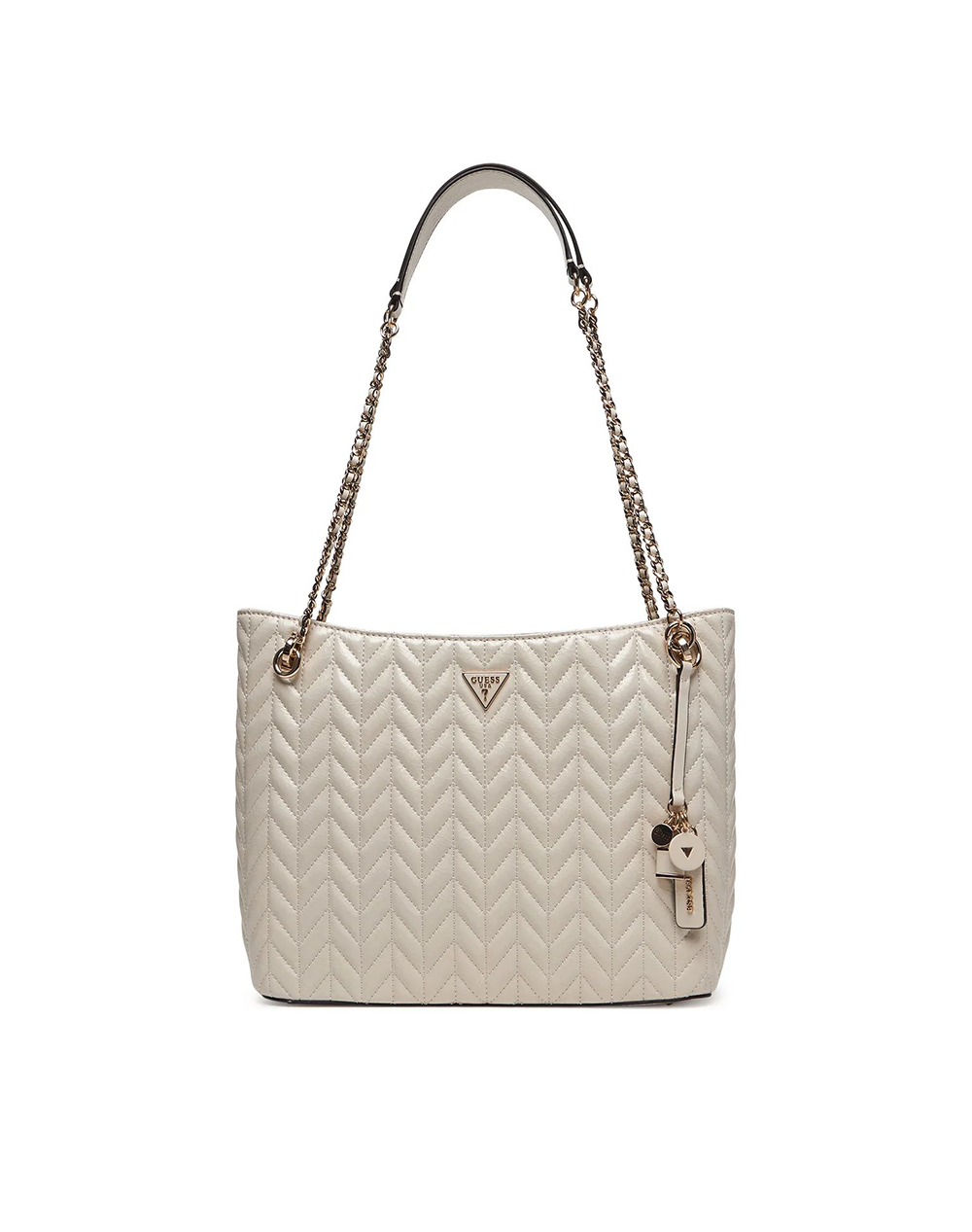 GUESS CHERYL 2 COMP TOTE ΤΣΑΝΤΑ ΓΥΝΑΙΚΕΙΟ HWTQ9720220-STO Ecru