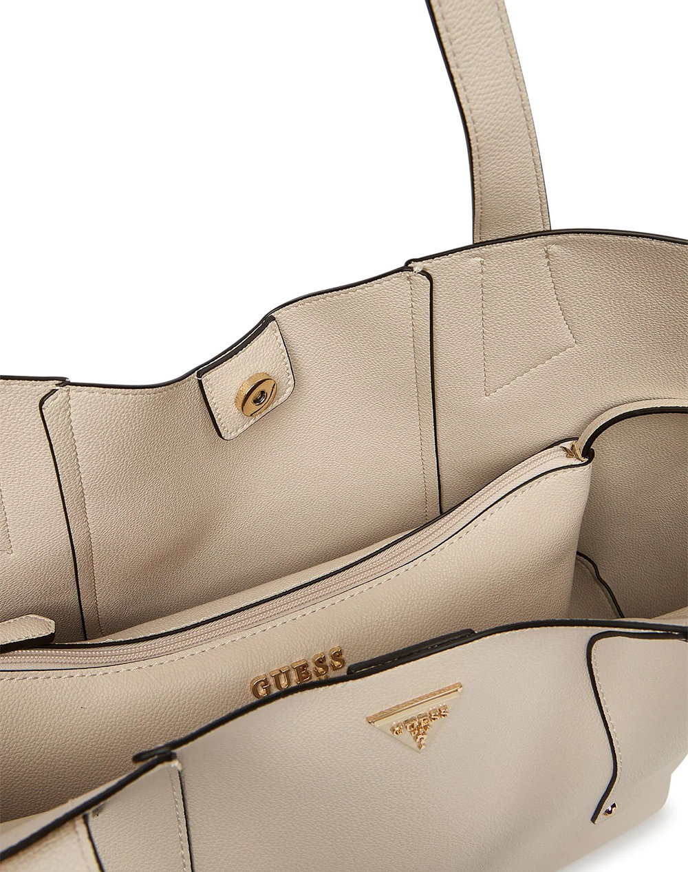 Guess Darcy Large 2 In 1 Tote Τσάντα Γυναικείο Hwbg9914240-Sto Biege Γυναικεία αξεσουάρ τσάντες Politikos Shop Πολιτικός