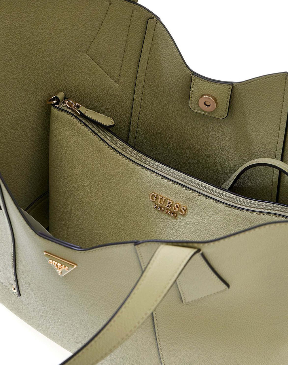 Guess Darcy Large 2 In 1 Tote Τσάντα Γυναικείο Hwbg9914240-Sag Olive Γυναικεία αξεσουάρ τσάντες Politikos Shop Πολιτικός