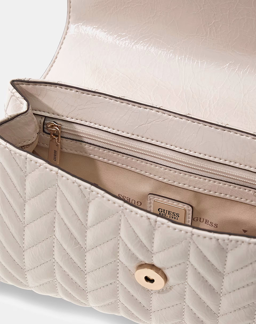 Guess Cheryl Convertible Xbody Flap Τσάντα Γυναικείο Hwtq9720210-Sto Cream Γυναικεία αξεσουάρ τσάντες Politikos Shop Πολιτικός
