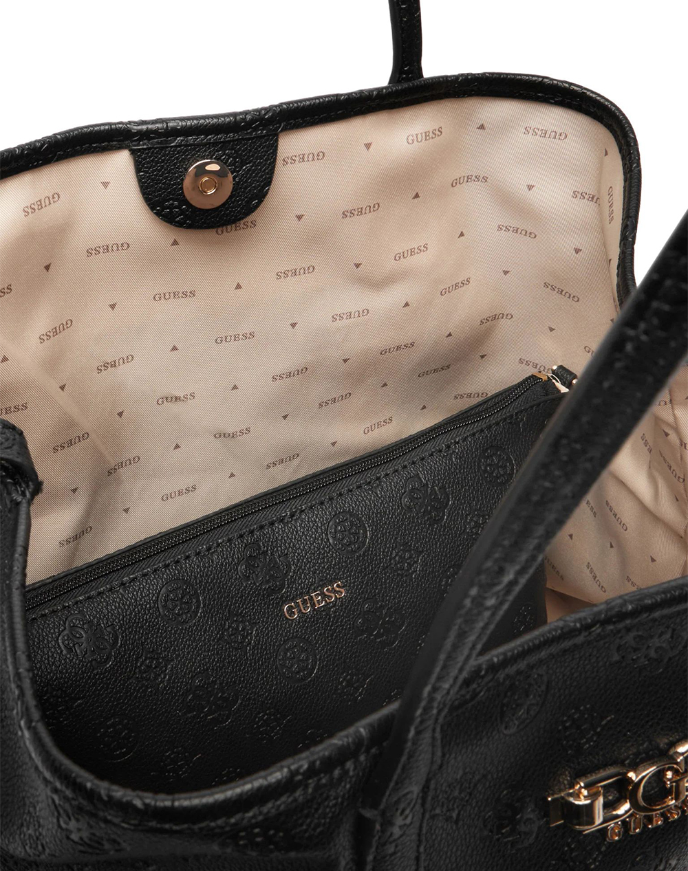 Guess Victtoria Large 2 In 1 Tote Τσάντα Γυναικείο Hwpd9514290-Blo Black Γυναικεία αξεσουάρ τσάντες Politikos Shop Πολιτικός