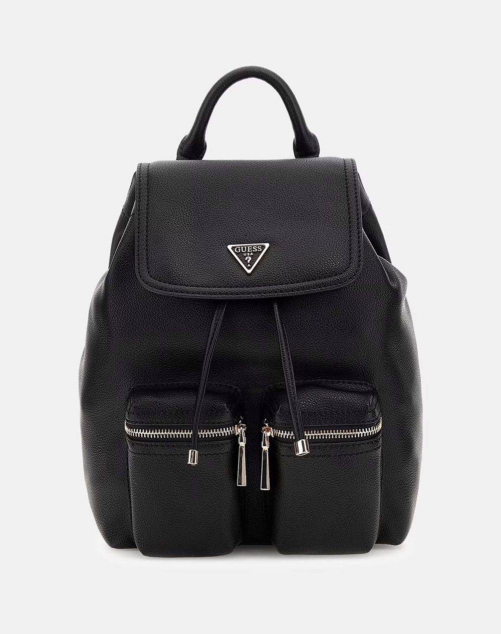 GUESS MANHATTAN II FLAP BACKPACK ΤΣΑΝΤΑ ΓΥΝΑΙΚΕΙΟ HWBG7118310-BLA Black