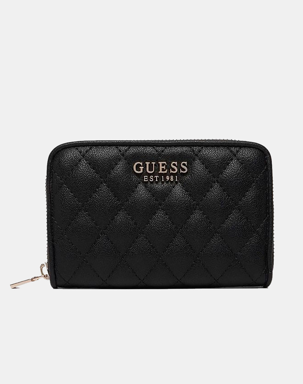 GUESS ATABEY SLG MEDIUM ZIP AROUND ΠΟΡΤΟΦΟΛΙ ΓΥΝΑΙΚΕΙΟ SWQG9894140-BLA Black