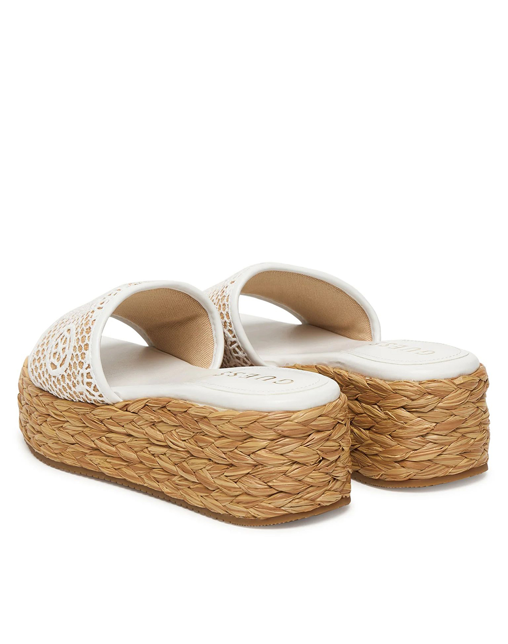 Guess Binata Παπουτσι Γυναικείο Fljbiafal04-Whina White Γυναικεία παπούτσια Εσπαντριγιες Σανδαλια Politikos Shop Πολιτικός