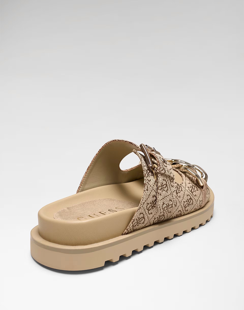 Guess Fatema2 Παπουτσι Γυναικείο Fl6Ft2Fal03-Beibr Biege Γυναικεία παπούτσια Εσπαντριγιες Σανδαλια Politikos Shop Πολιτικός
