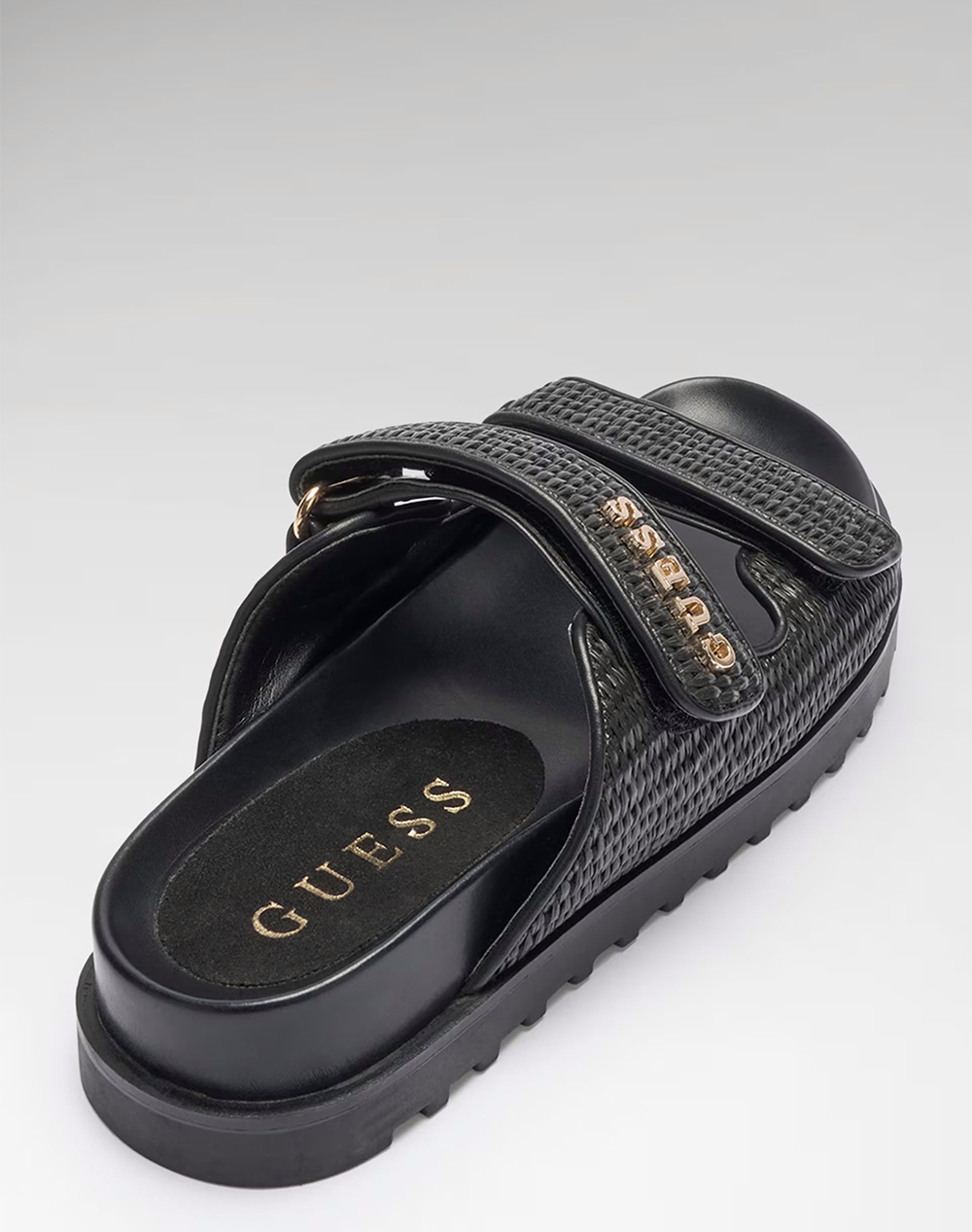 Guess Fadelize Παπουτσι Γυναικείο Fljfdefap19-Black Black Γυναικεία παπούτσια Εσπαντριγιες Σανδαλια Politikos Shop Πολιτικός