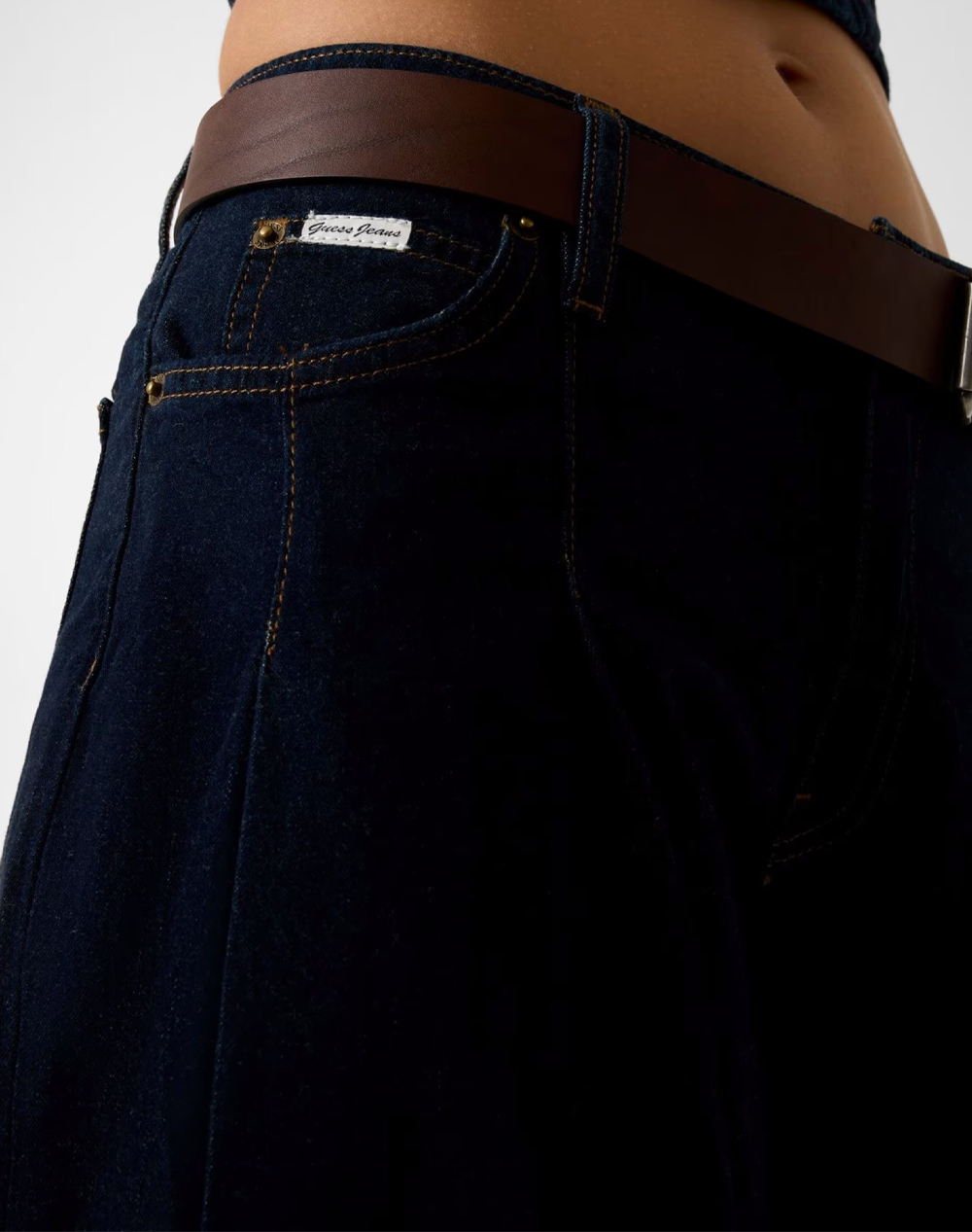 Guess Jeans Gj Classic Pleated Bermuda Σορτς Γυναικείο W6Gdy5D7971-Gsmm Denimdarkblue Γυναικεία ρούχα Βερμουδες Politikos Shop Πολιτικός