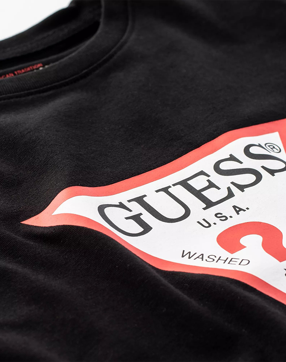 Guess Jeans Gj Ss Cn Slim Iconic Tee Μπλούζα Γυναικείο W4Yi04J1314-Jblk Black Γυναικεία ρούχα μπλούζες Τ-Shirt Politikos Shop Πολιτικός