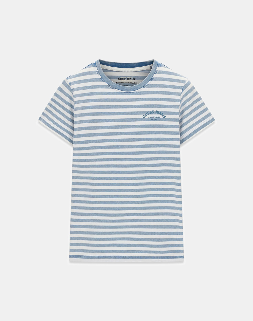 Guess Jeans Gj Ss Cn Reg Yd Striped Tee Μπλούζα Γυναικείο W6Giz3Kctf1-S75V Indigo Γυναικεία ρούχα μπλούζες Τ-Shirt Politikos Shop Πολιτικός