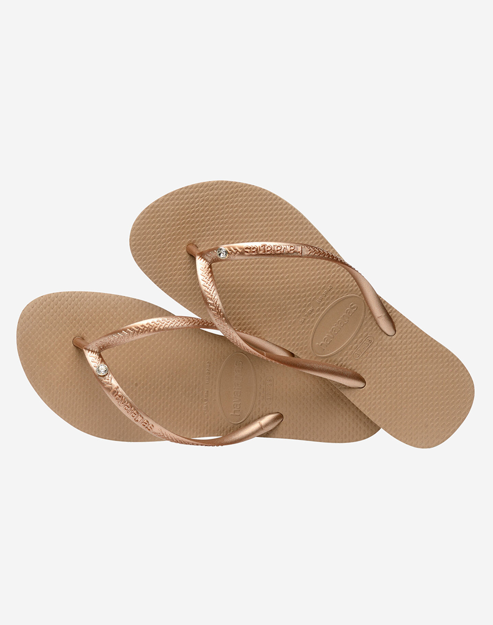 Havaianas Hav Slim Crystal Sw Ii 4145651-03581 Rosegold Γυναικεία παπούτσια Σαγιοναρες Politikos Shop Πολιτικός