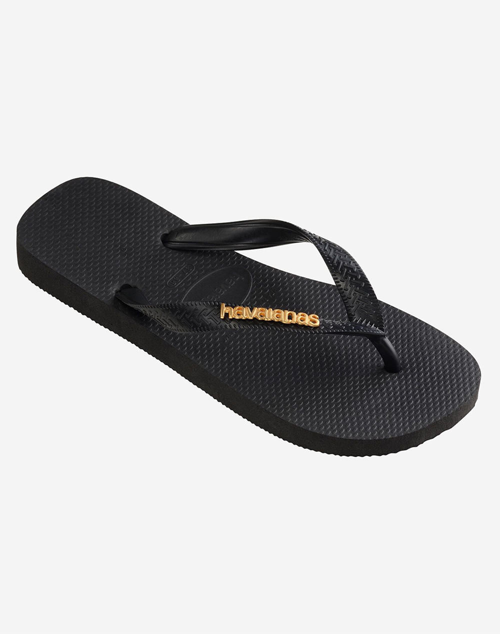 HAVAIANAS HAV. TOP LOGO METALLIC 4127244-01069 Black φωτογραφία