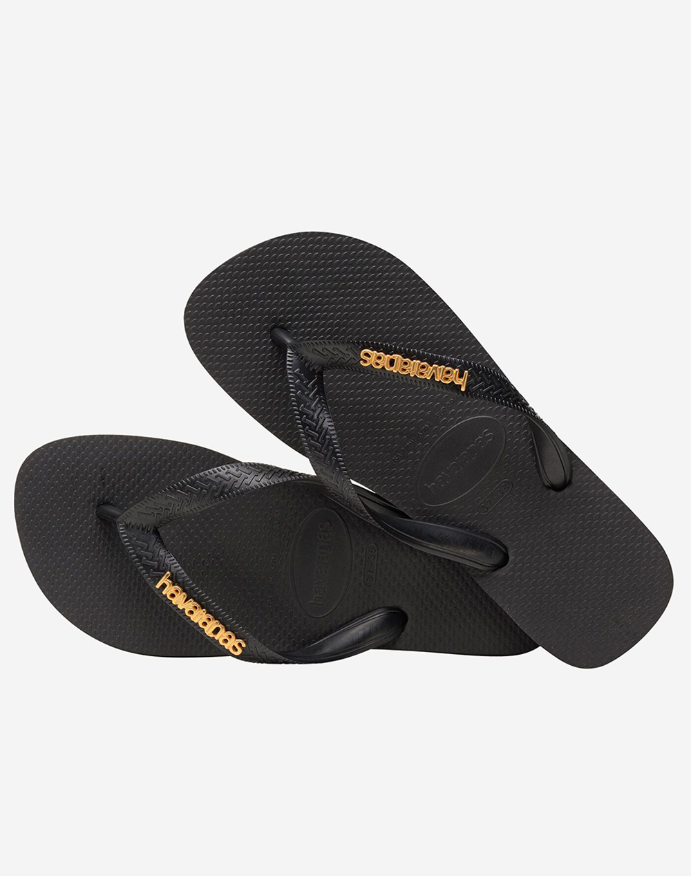 Havaianas Hav Top Logo Metallic 4127244-01069 Black Γυναικεία παπούτσια Σαγιοναρες Politikos Shop Πολιτικός