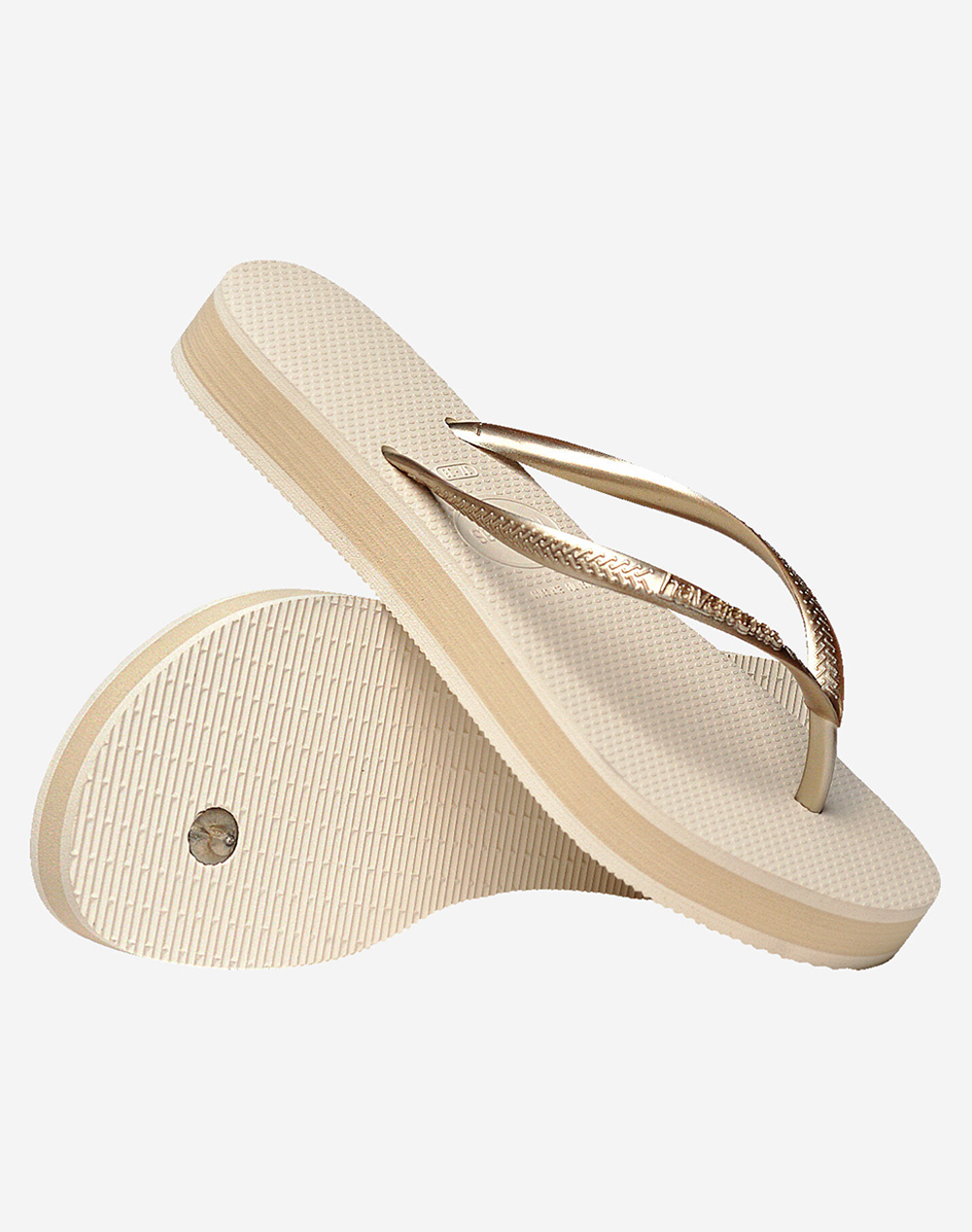 HAVAIANAS HAV. SLIM FLATFORM 4144537-00121 Biege