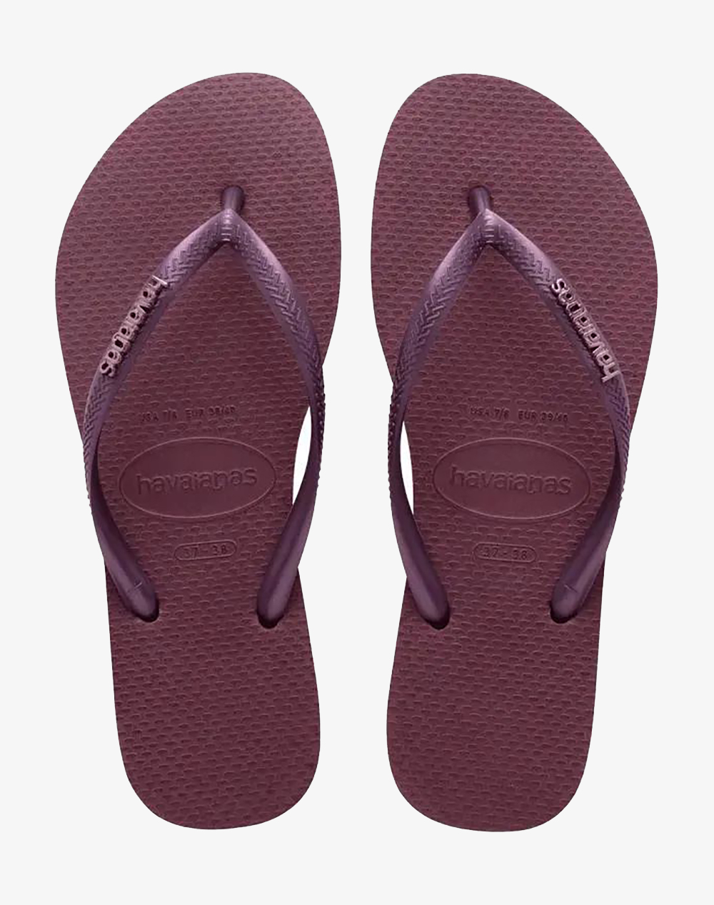 Havaianas Hav Slim Logo Metallic 4119875-5143 Darkpurple Γυναικεία παπούτσια Σαγιοναρες Politikos Shop Πολιτικός