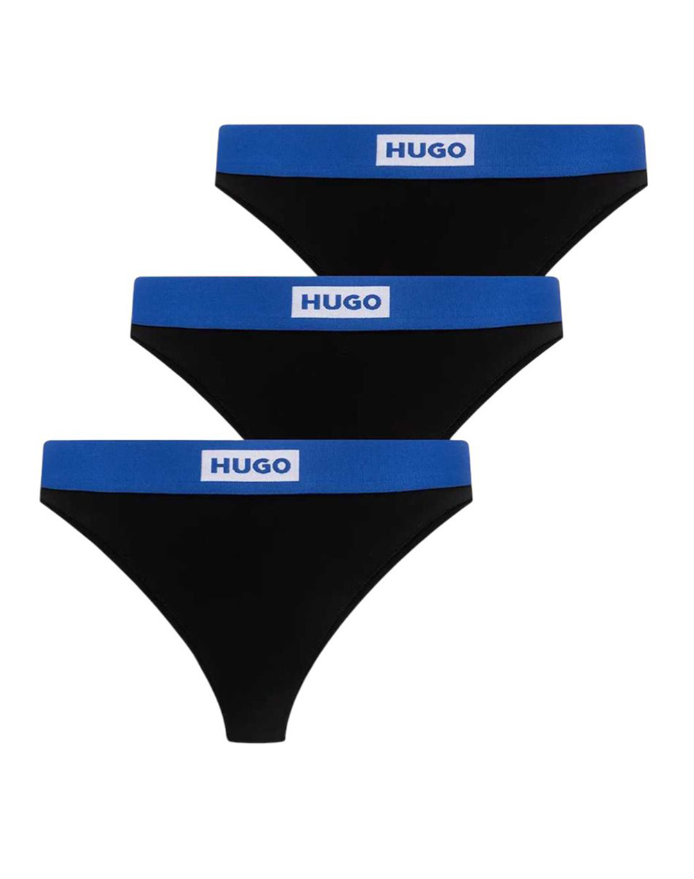 HUGO TRIPLET BLUE THONG 10261240 01 50557228-001 Black
