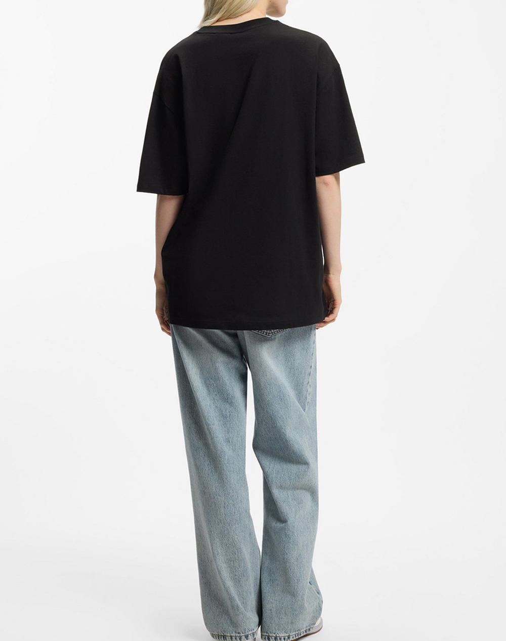 HUGO HUGO Oversized _Tee_B_9 10268404 01 50554940-001 Black - 2