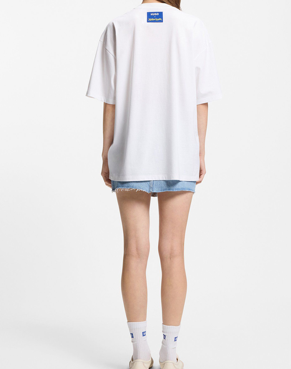 HUGO HUGO Oversized_Tee_B_JJK 10272982 01 50557497-100 White - 2