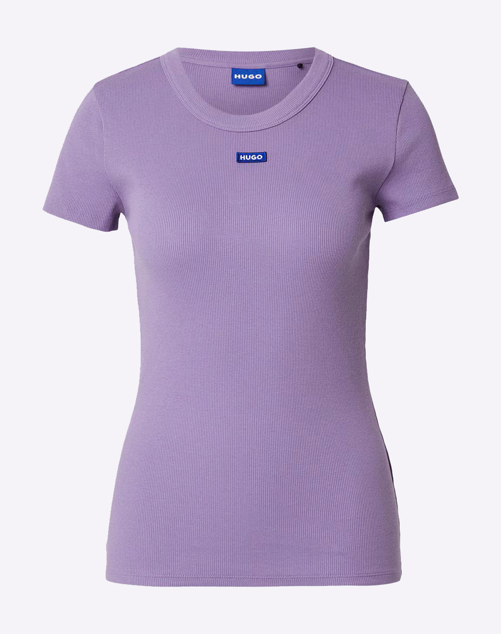 Hugo Γυναικείο T-Shirt Κοντομάνικο Μωβ Βαμβάκι Ελαστάνη