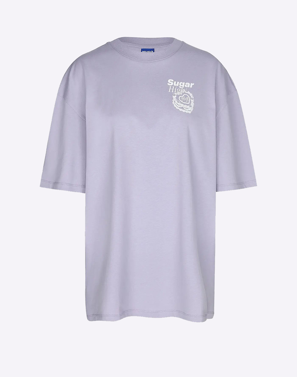 HUGO Oversized_Tee_B_10 10279019 01 50560772-521 Purple