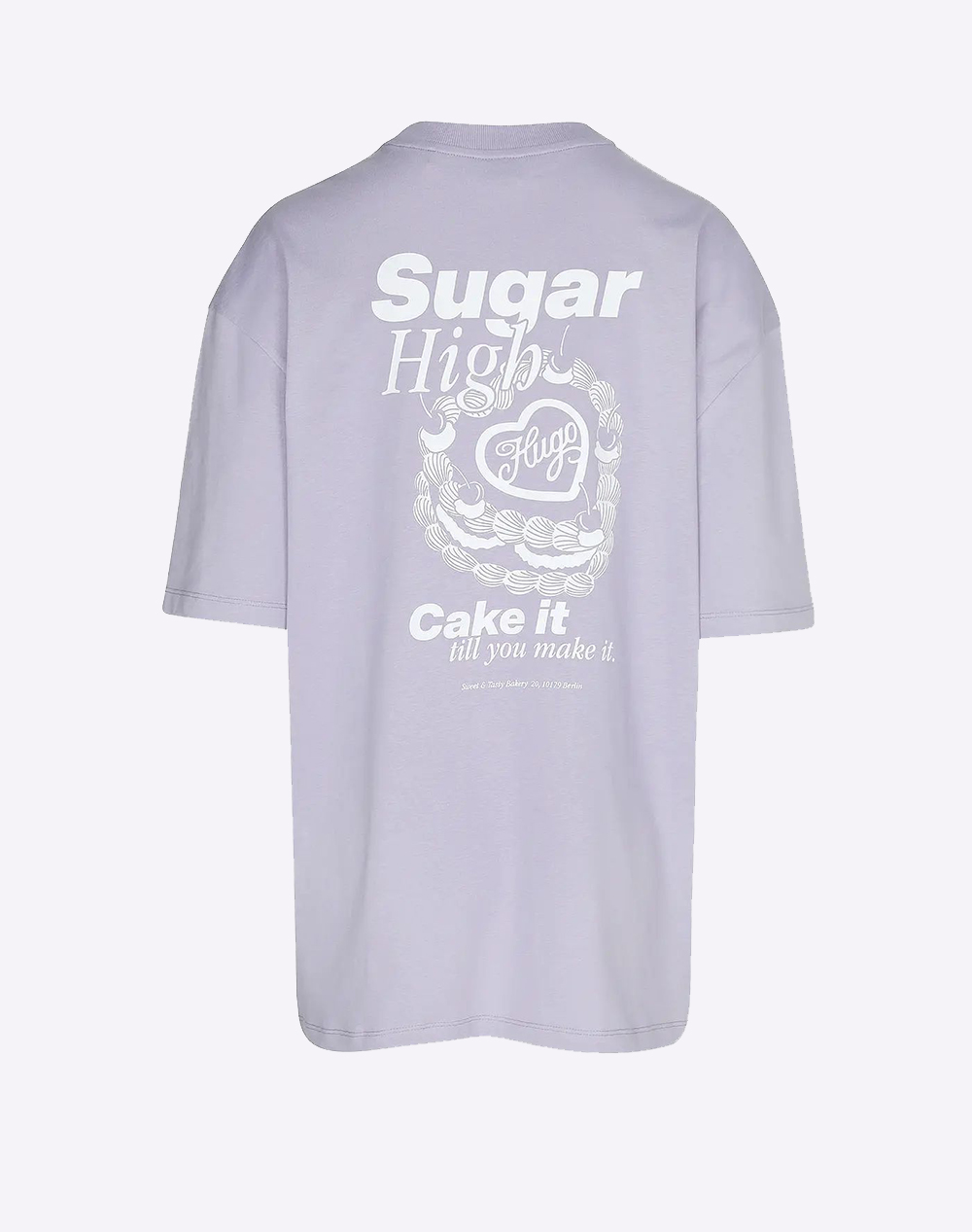 HUGO HUGO Oversized_Tee_B_10 10279019 01 50560772-521 Purple - 2