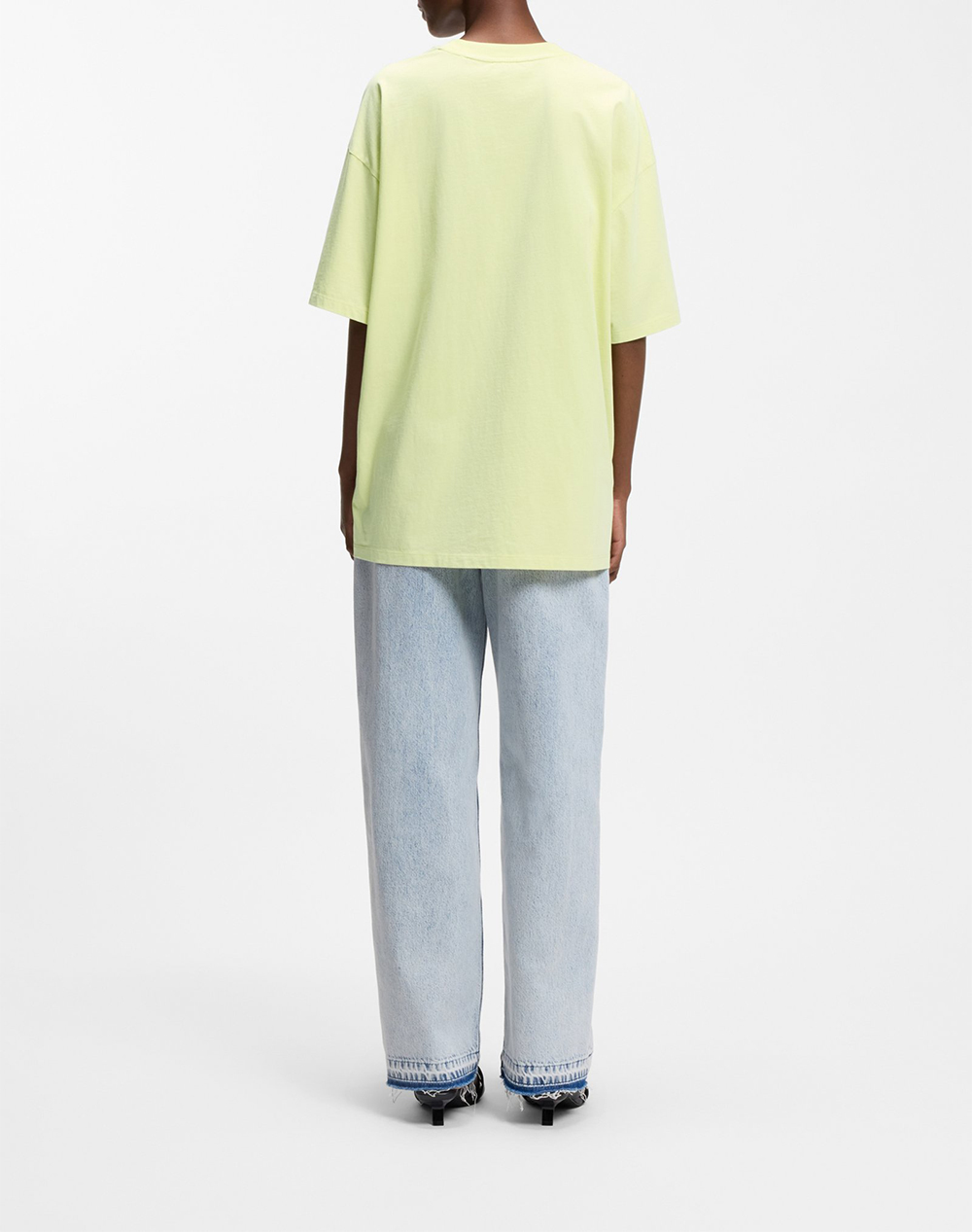 HUGO HUGO Oversized_Tee_B_11 10279034 01 50560783-323 LightGreen - 2