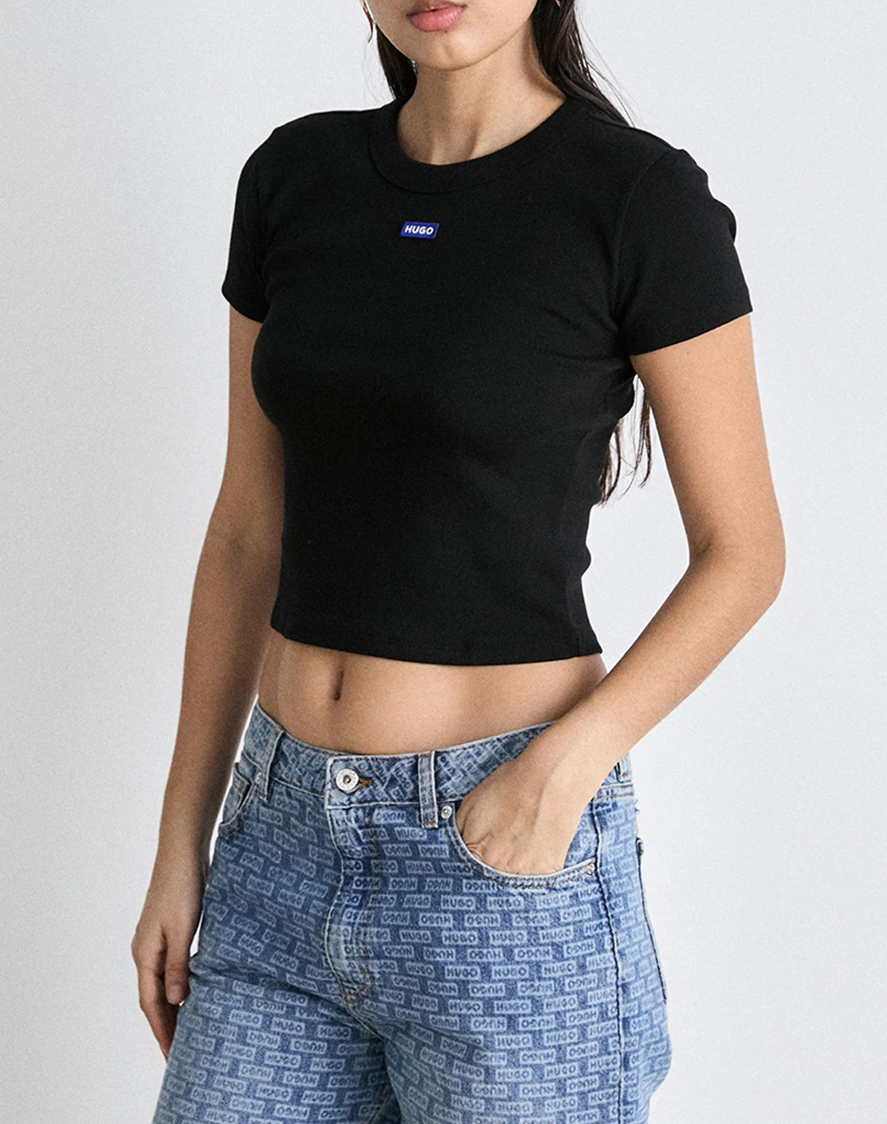 HUGO Baby Tee_B 10257055 01 50510749-001 Black