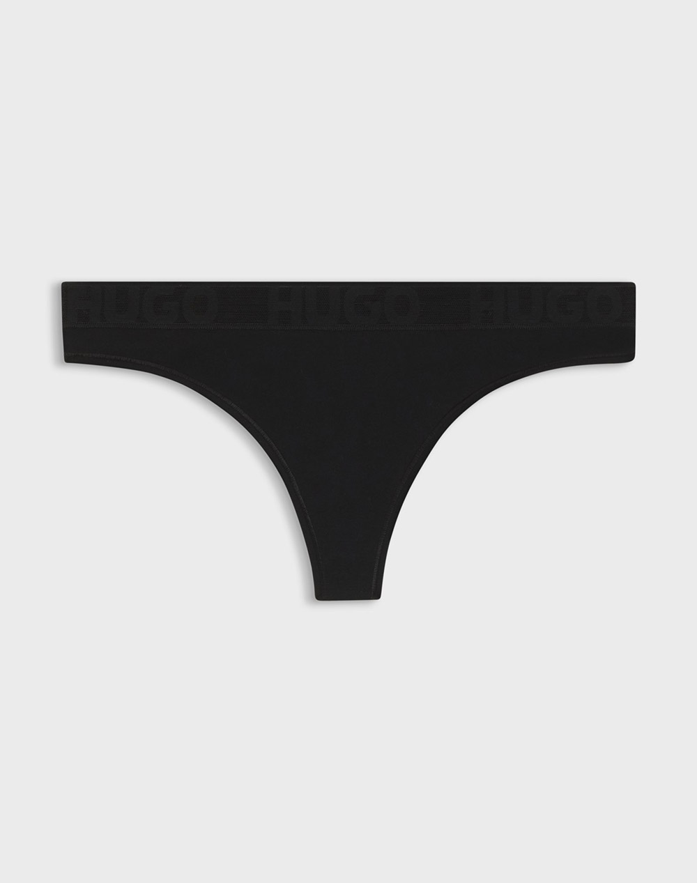 HUGO MESH LOGO THONG 10277541 01 50557141-001 Black