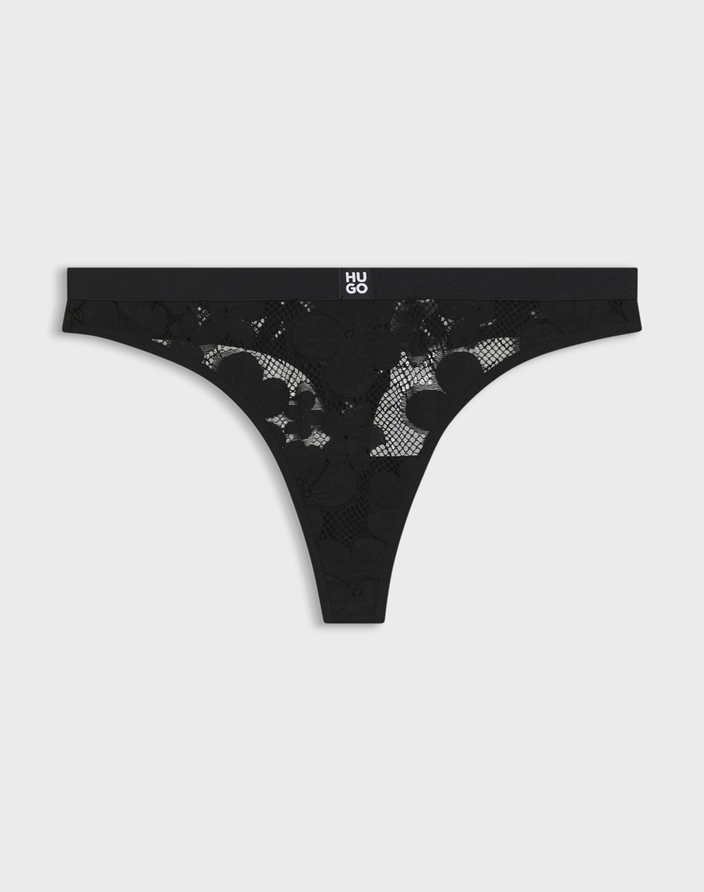 HUGO BLOOM LACE THONG 10279381 01 50561611-001 Black