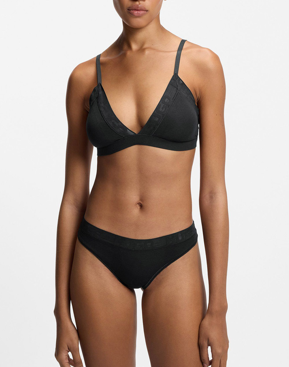 HUGO HUGO MESH LOGO TRIANGLE P 10277541 01 50557122-001 Black - 2