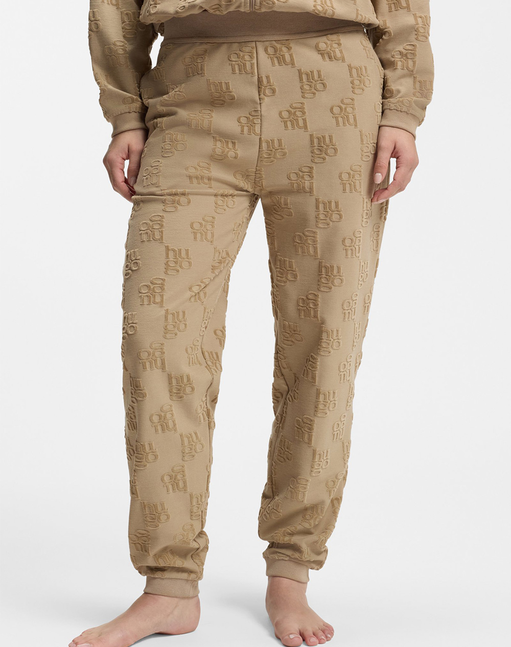 HUGO TERRYMONOGRAM_PANTS 10271234 01 50556809-232 SandyBrown