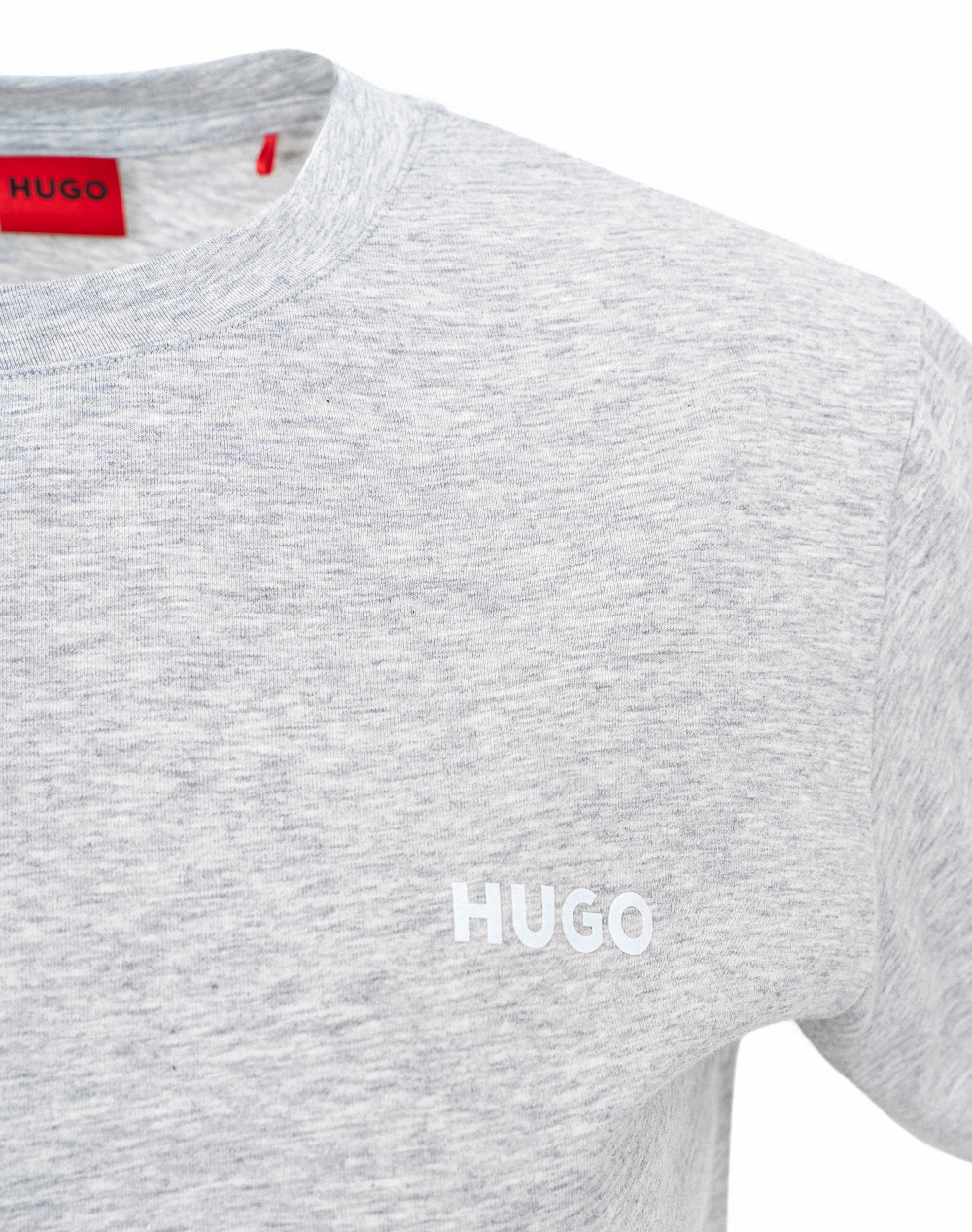 Hugo Id T-Shirt 10276976 01 50555634-033 Lightgray Γυναικεία ρούχα μπλούζες Τ-Shirt Politikos Shop Πολιτικός