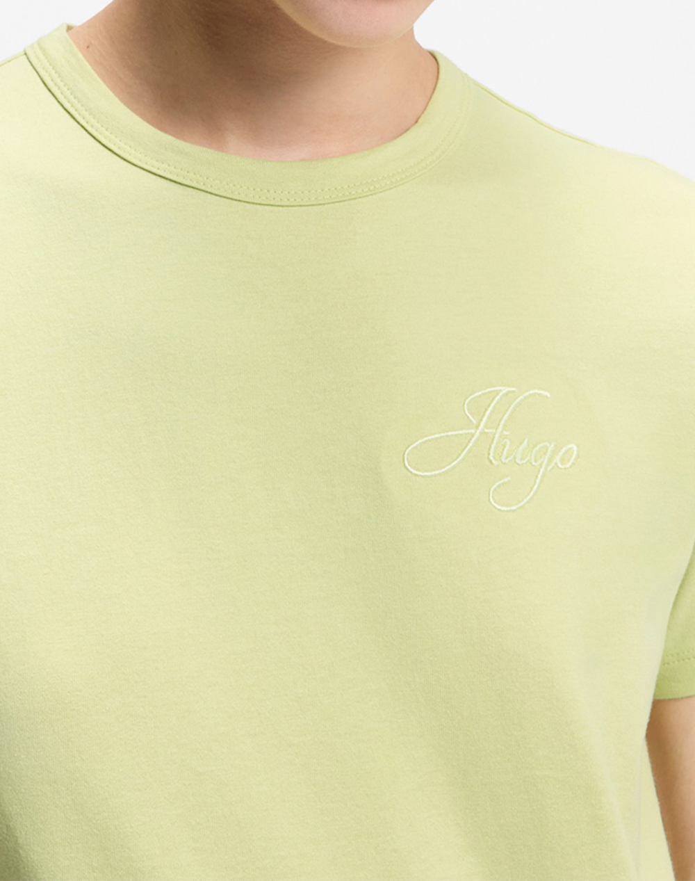 Hugo Damacia 7 10272987 01 50561233-267 Mintgreen Γυναικεία ρούχα μπλούζες Τ-Shirt Politikos Shop Πολιτικός