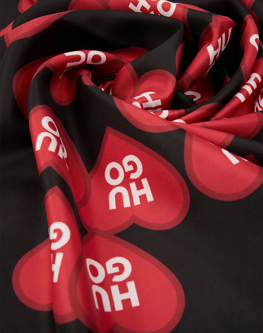 HUGO Auraize_90*90 10269413 01 50535470-005 Black φωτογραφία