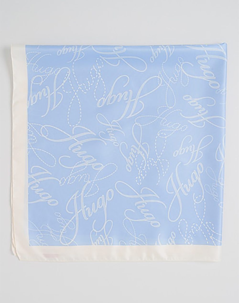 Hugo Auraize 90*90 10269413 01 50535470-476 Lightblue Γυναικεία αξεσουάρ Μαντηλια Politikos Shop Πολιτικός