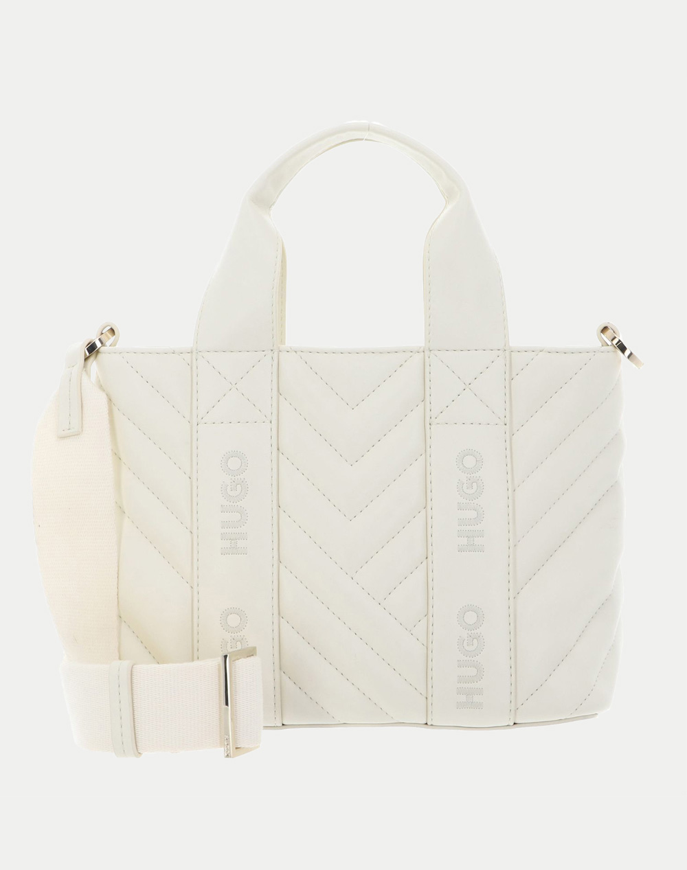 HUGO Becky QL_Tote Mini 10277938 01 50558422-118 OffWhite