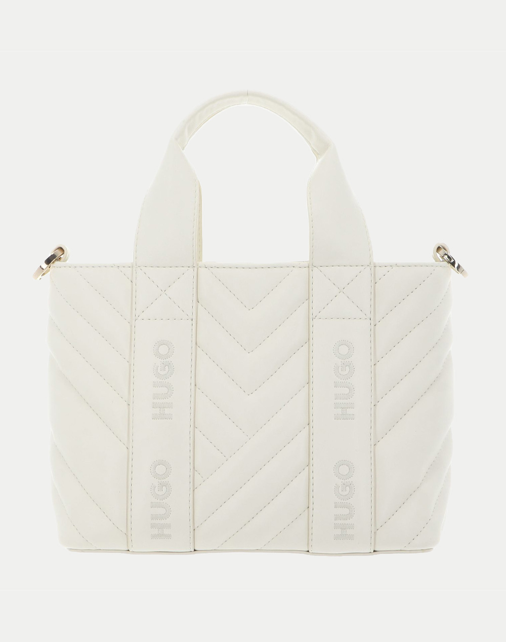 HUGO Becky QL_Tote Mini 10277938 01 50558422-118 OffWhite