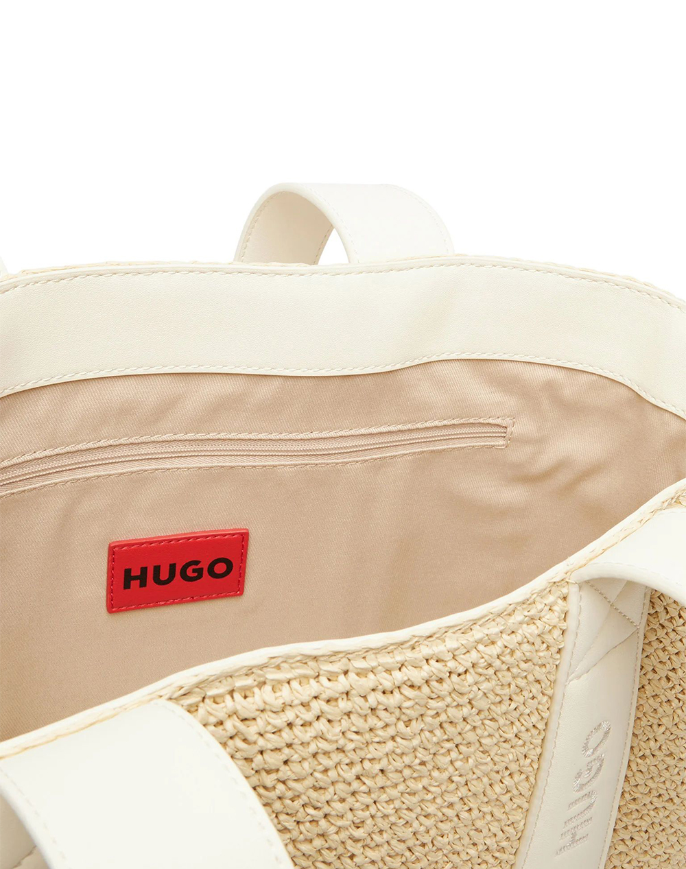 Hugo Becky St Sm Tote 10279887 01 50563016-118 Biege Γυναικεία αξεσουάρ τσάντες Politikos Shop Πολιτικός