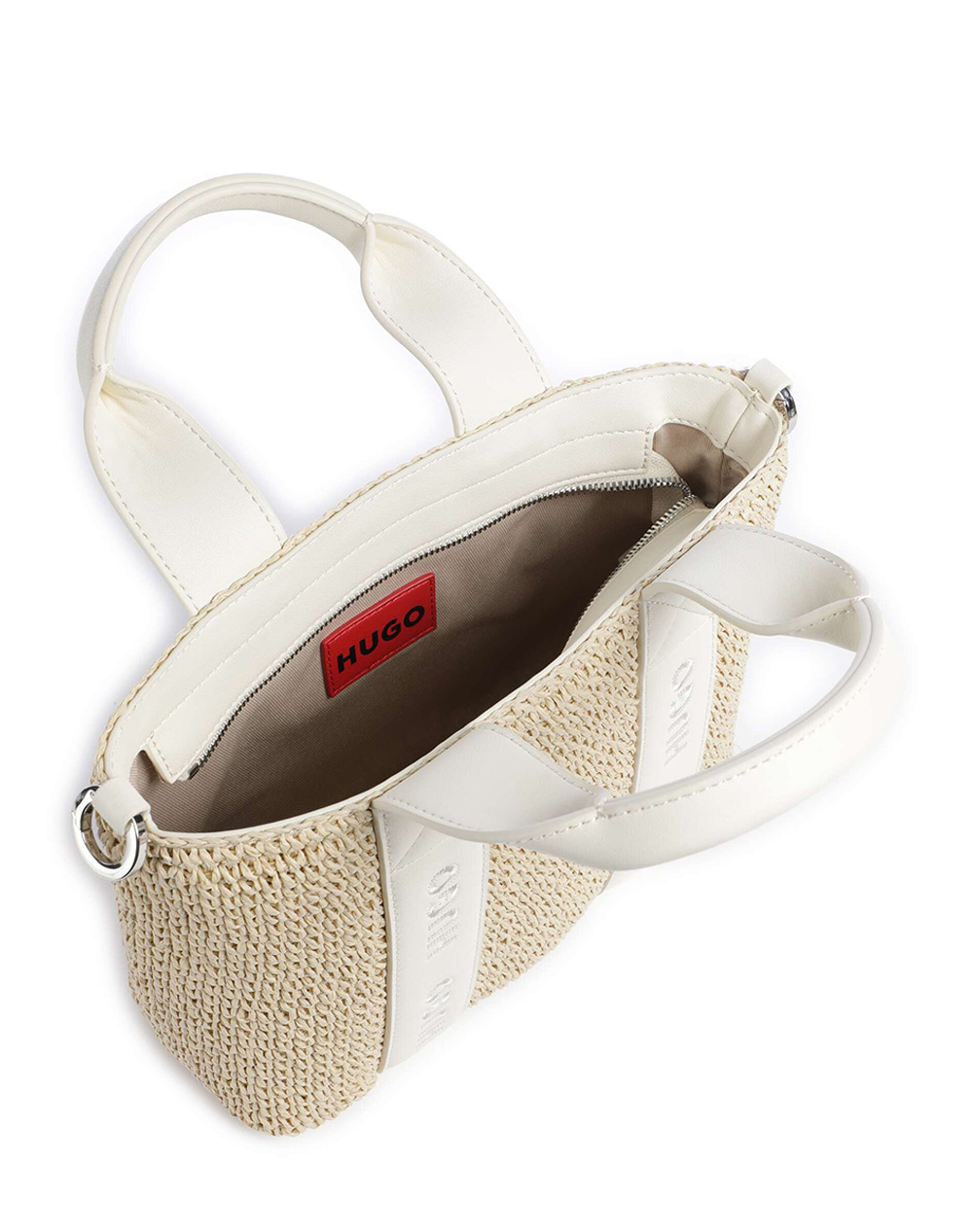 Hugo Becky St Mini Tote 10279887 01 50563030-118 Biege Γυναικεία αξεσουάρ τσάντες Politikos Shop Πολιτικός